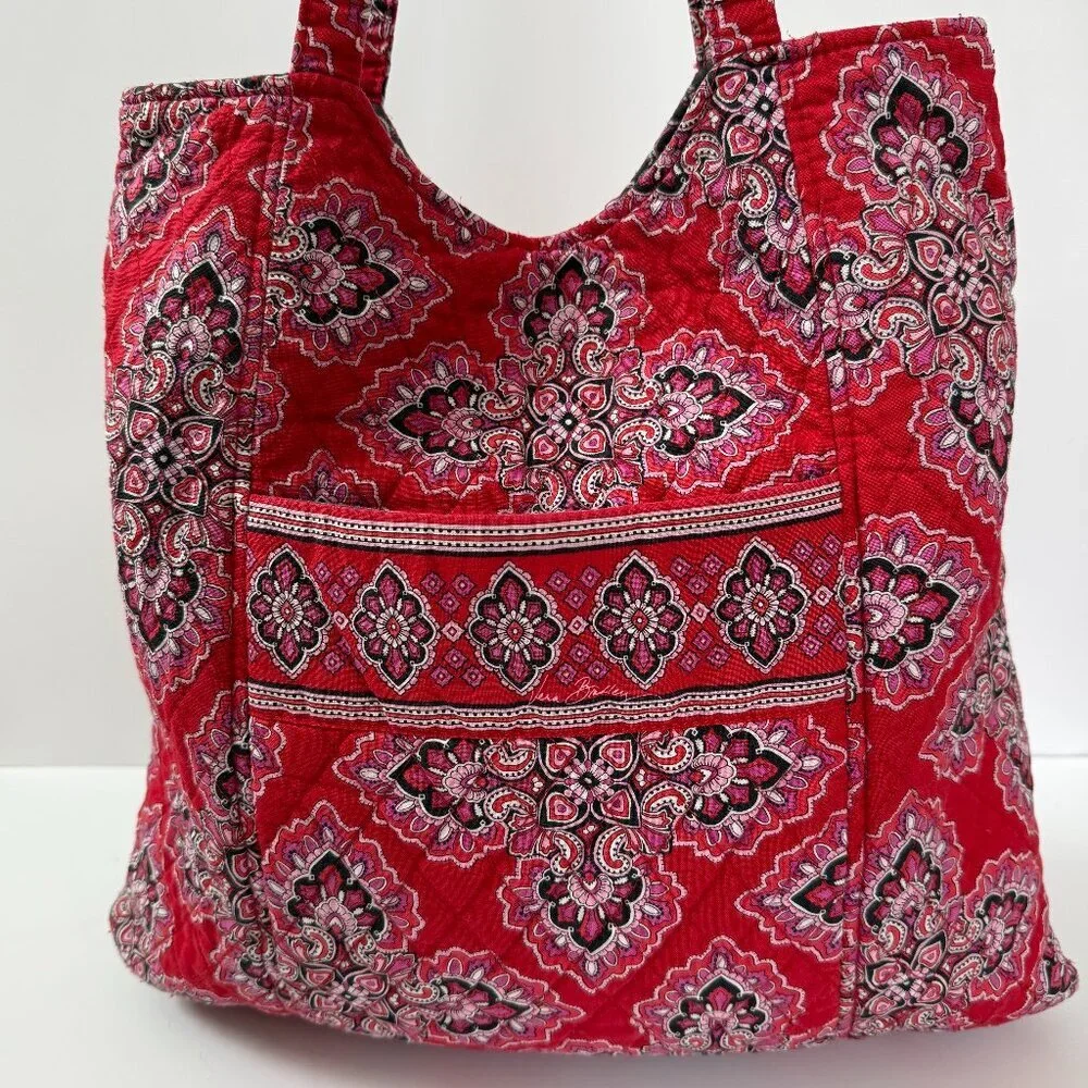 Vera Bradley Curvy Tote Red 